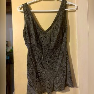 J. Crew paisely silk top